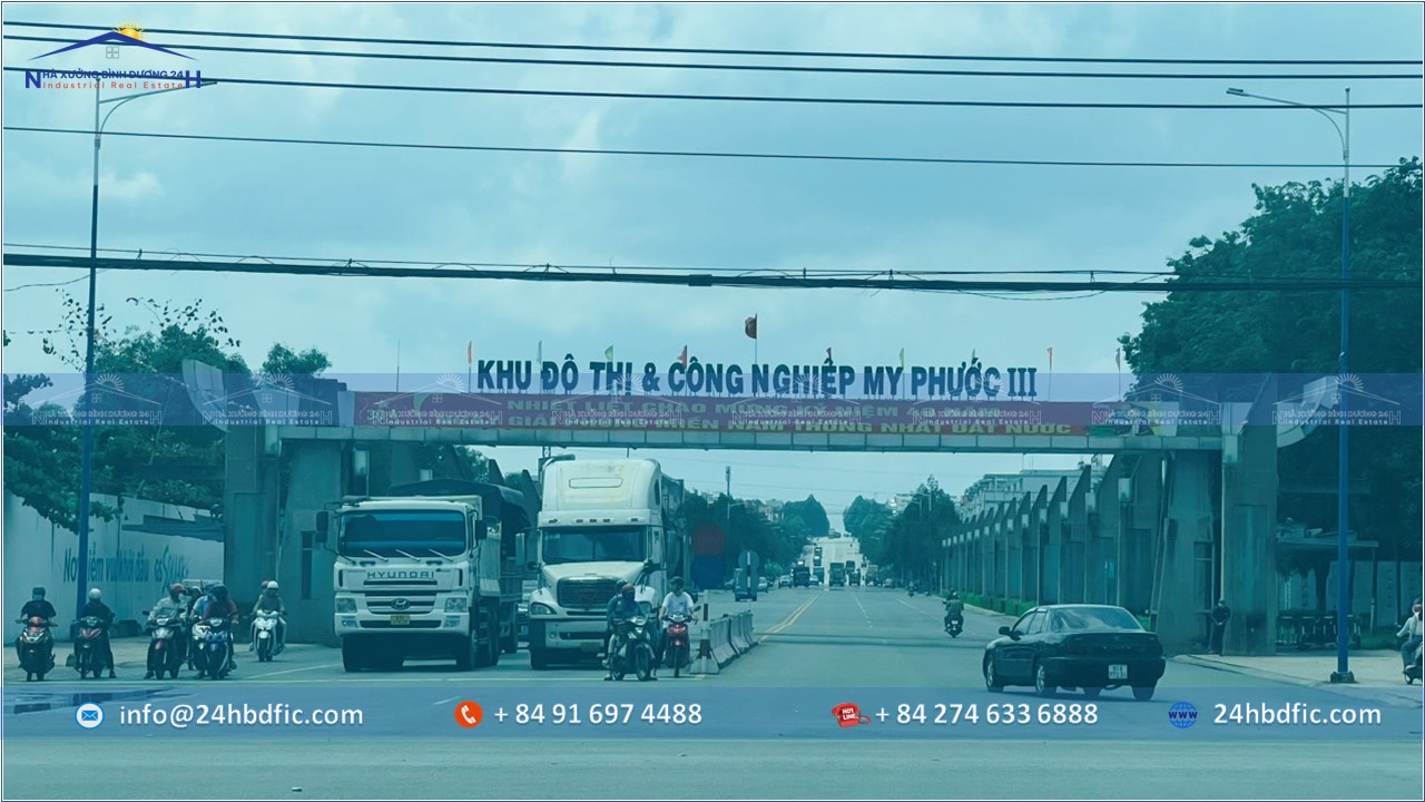 Banner - Khu công nghiệp Mỹ Phước 3 – tỉnh Bình Dương