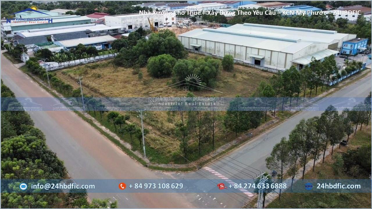 Nhà Xưởng Cho Thuê - Xây Dựng Theo Yêu Cầu - KCN Mỹ Phước - 24HBDFIC