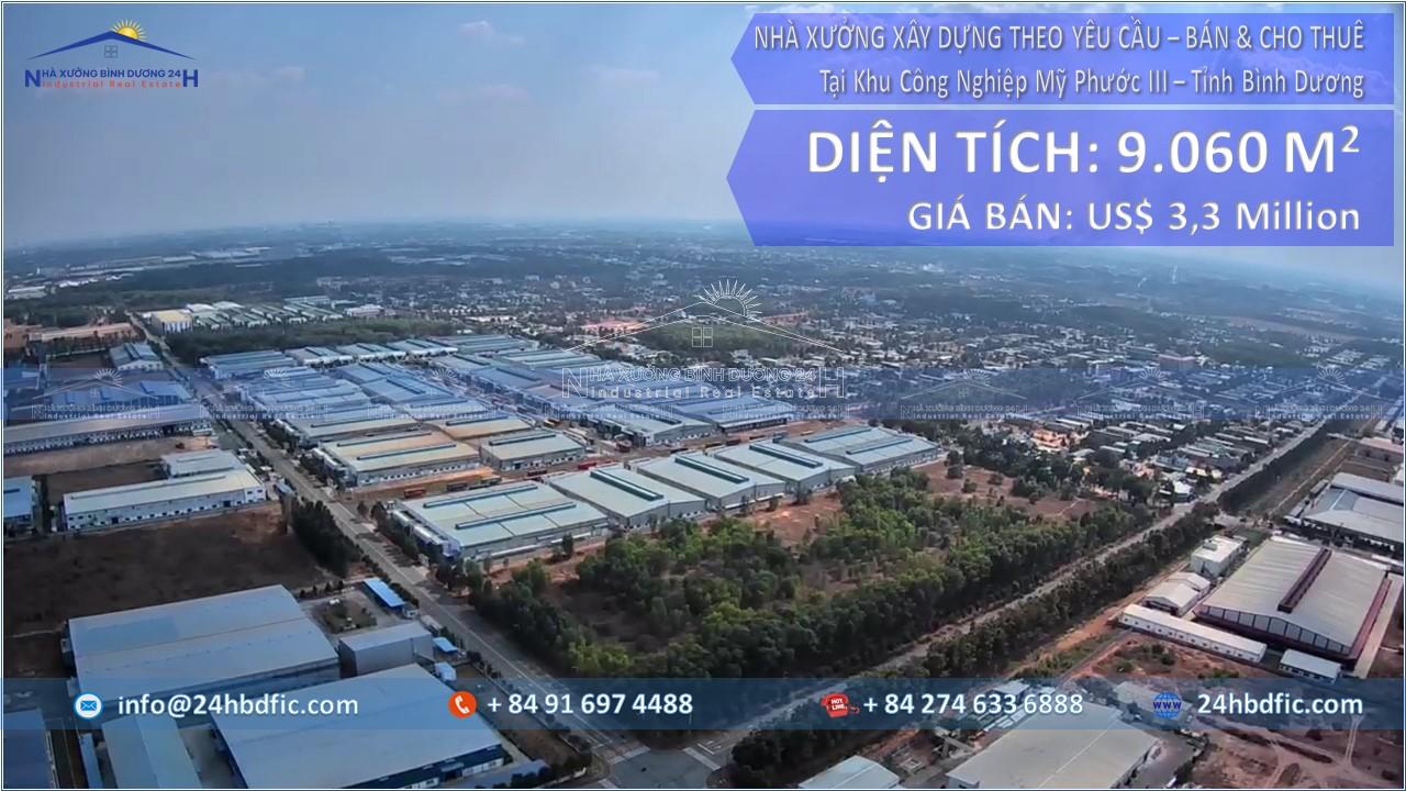 Bán Nhà Xưởng - Khu Công Nghiệp Mỹ Phước 3 - 24HBDFIC