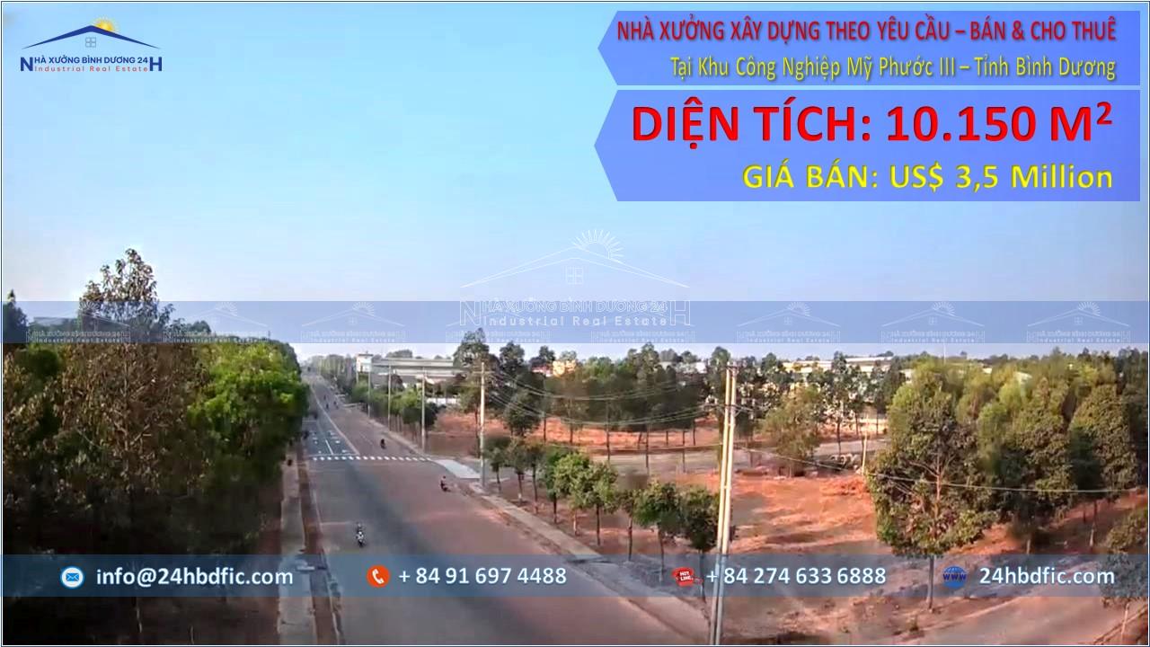Bán Nhà Xưởng xây dựng theo yêu cầu của Khách Hàng tại KCN Mỹ Phước 3 - 24HBDFIC